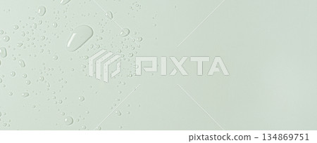 The texture of cosmetic micellar water or moisturizing toner. Copy space 134869751