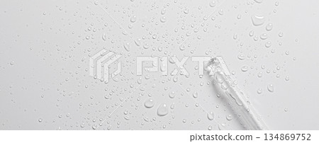 The texture of cosmetic micellar water or moisturizing toner 134869752