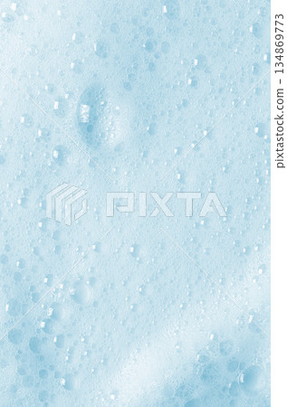 The texture of detergent foam or shampoo or shaving gel. 134869773