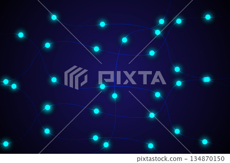 Abstract AI Network Background with Glowing Nodes and Digital Connections Abstract AI Network Background with Glowing Nodes and Digital Connections 134870150