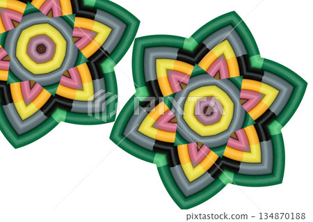 雙色鉛筆萬花筒 雙色鉛筆萬花筒 134870188