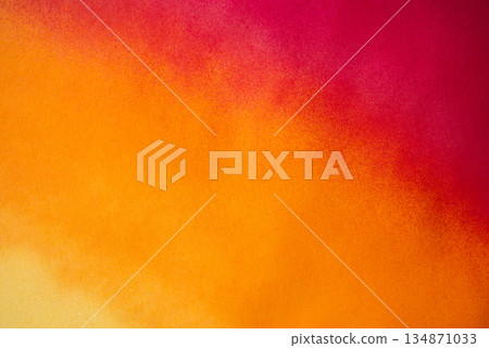 A background painted with warm color gradient spray paint A background painted with warm color gradient spray paint 134871033