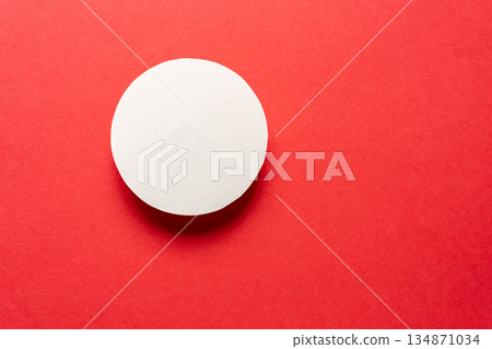 Red and white background 134871034