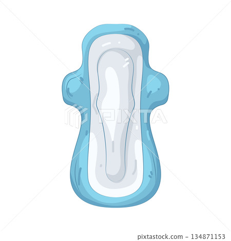 Illustration of sanitary pad 134871153