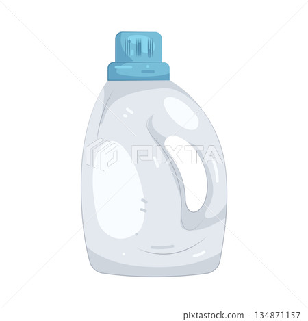 Illustration of detergent bottle 134871157