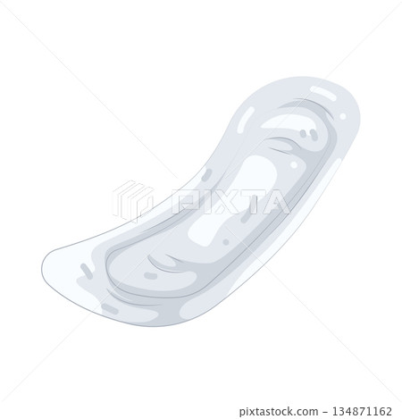 Illustration of sanitary pad  134871162