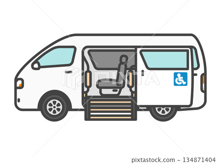 帶踏板的福利車，方便老年人上下車 | 福利車系列 134871404