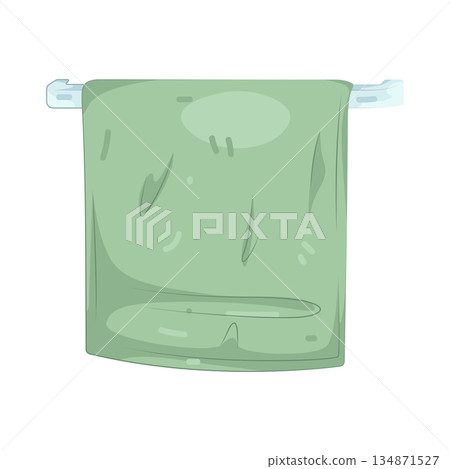 Illustration of towel  134871527