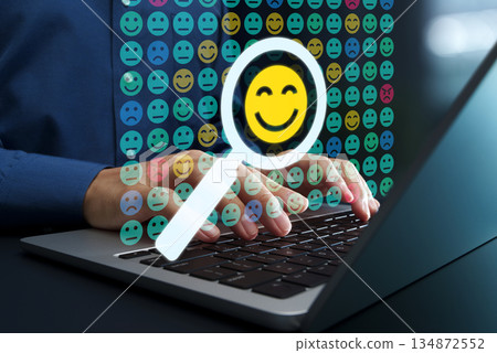 Focus on customer survey feedback to improve service experience. Analyze target demographic satisfaction. Customer 134872552