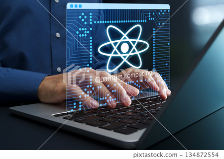 Access quantum computers via the cloud. Solve complex optimization problems. Quantum Cloud on your laptop. 134872554