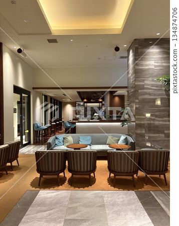 Resort hotel lobby Resort hotel lobby 134874706