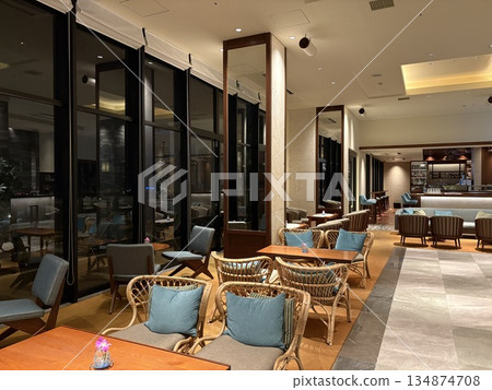 Resort hotel lobby Resort hotel lobby 134874708