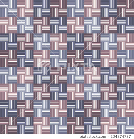Geometric woven style background material - gray-blue-pink 134874787