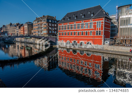 Belgium, Namur, La Halle al'Chair or Butchers' Hall. Belgium, Namur, La Halle al'Chair or Butchers' Hall. 134874885