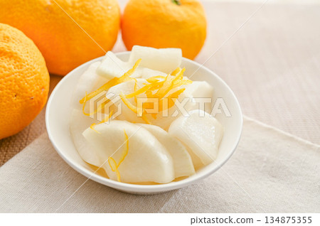 Homemade Yuzu Radish 134875355