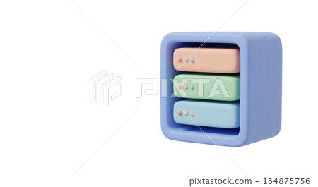 伺服器機架 134875756