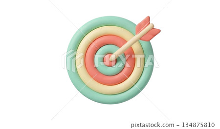 靶子和箭 134875810