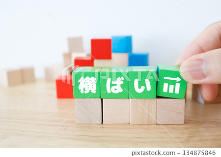 一張顯示穩定趨勢的圖片，綠色方塊表示圖表平坦。 134875846