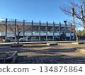 Winter baseball field 134875864