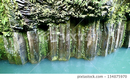 宮崎縣高千穗峽的五瀨川 134875970