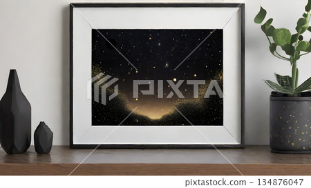 Ornamental plants on the windows 134876047