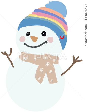 手繪聖誕雪人,戴氏糖果髮帽 手繪聖誕雪人,戴氏糖果髮帽 134876475