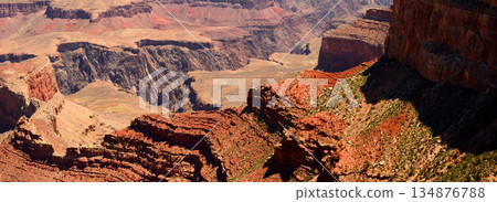 Hazy Sky Day At The Grand Canyon Arizona Hazy Sky Day At The Grand Canyon Arizona 134876788