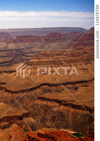 Hazy Sky Day At The Grand Canyon Arizona 134876789