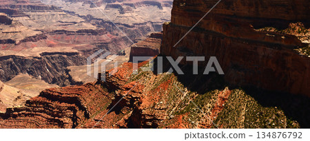 Hazy Sky Day At The Grand Canyon Arizona Hazy Sky Day At The Grand Canyon Arizona 134876792