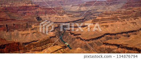 Hazy Sky Day At The Grand Canyon Arizona Hazy Sky Day At The Grand Canyon Arizona 134876794