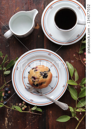 Blueberry muffin Blueberry muffin 134877032