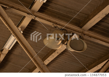 Ceiling speakers and lighting 134877053