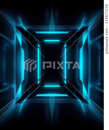 Spatial image of cyberspace 134877238