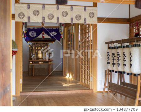 稻荷神社正殿大門敞開 稻荷神社正殿大門敞開 134877709