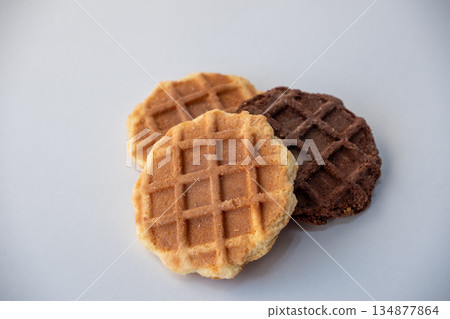 華夫餅乾特寫 134877864