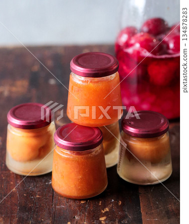 Apricot jam 134878283