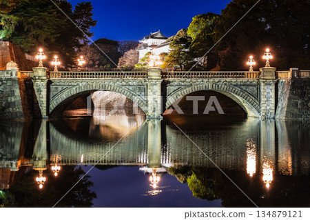 皇宮二重橋(正門石橋)2025/26新年燈光秀 皇宮二重橋(正門石橋)2025/26新年燈光秀 134879121