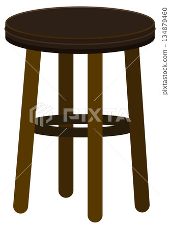 Antique fantasy chair illustration Antique fantasy chair illustration 134879460
