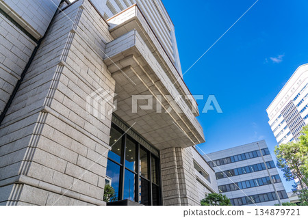 Nihonbashi Kabutocho, Tokyo Stock Exchange (TSE stock market) main building, the birthplace of securities trading Nihonbashi Kabutocho, Tokyo Stock Exchange (TSE stock market) main building, the birthplace of securities trading 134879721