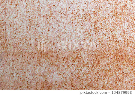 A close-up front view of a weathered rusty metal surface, photo texture A close-up front view of a weathered rusty metal surface, photo texture 134879998