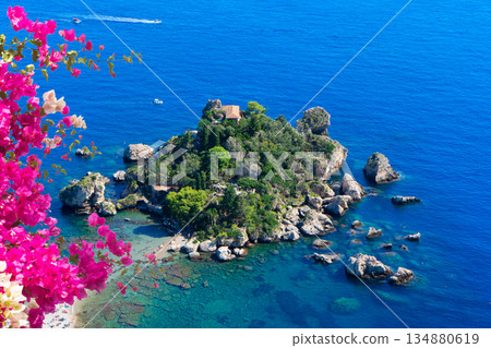 Taormina beach, Sicily Italy Taormina beach, Sicily Italy 134880619