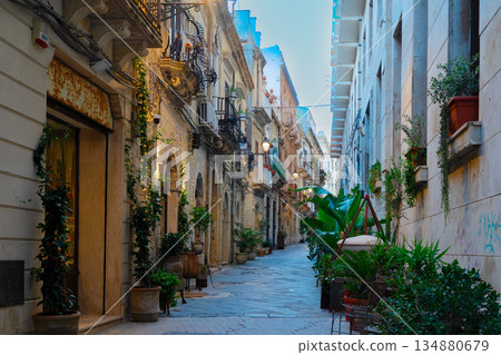 Syracuse old town, Sicily Italy Syracuse old town, Sicily Italy 134880679