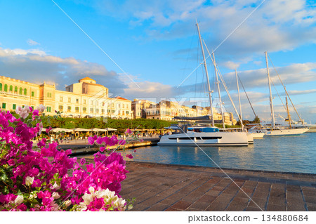 Syracuse old town, Sicily Italy Syracuse old town, Sicily Italy 134880684