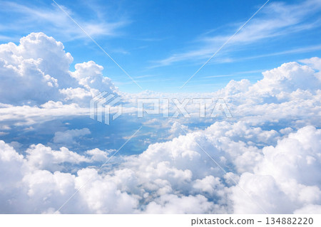 從飛機看見的雲彩 134882220
