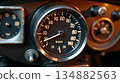 Car Retro Speedometer 134882563