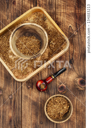 Tobacco Smoking pipe and tobacco Tobacco Smoking pipe and tobacco 134883213