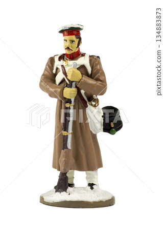 Kostroma Infantry Regiment soldier in winter field uniform 134883873