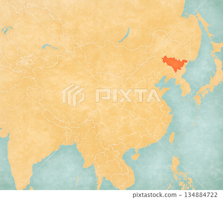 Map of China - Jilin Map of China - Jilin 134884722