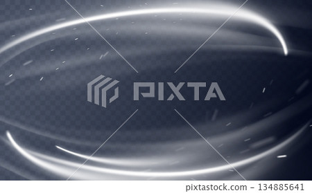 Ice swirl effect 134885641