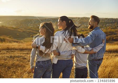 Family Nature Stroll Beyond the City Family Nature Stroll Beyond the City 134885896